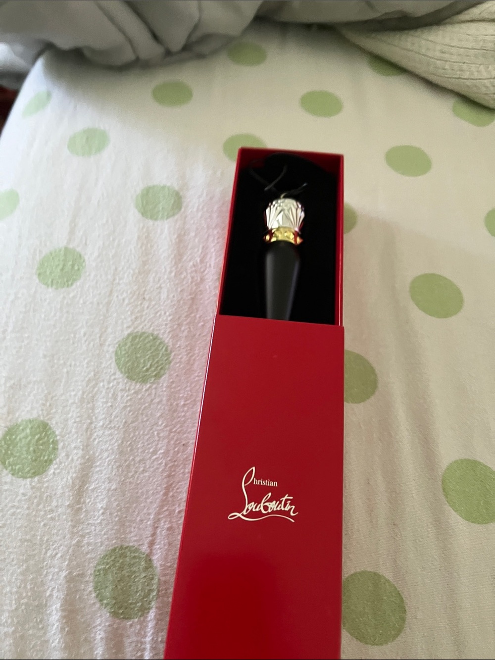 Christian Louboutin lipstick velvet matte with Gold Accent